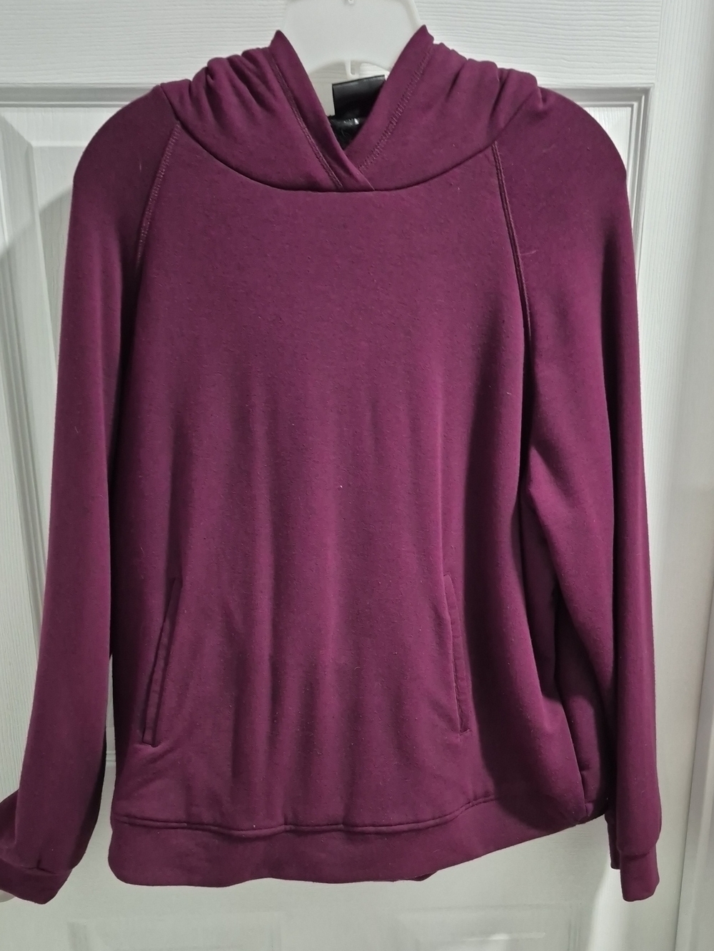 32 Degrees Lined Hooded Pullover Sweatshirt - Plum
